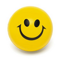 4 Color Process Smiley Face Squeeze Ball (2 1/2" Diam.)